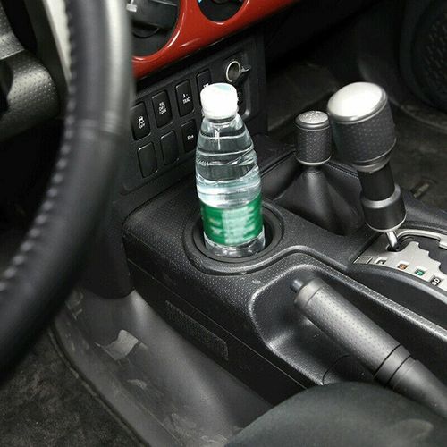 2pcs Center Console Cup Holder Insert 55616-35010 For Toyota Fj Cruiser 2007 2008 2009 2010 2011 2012 2013 2014