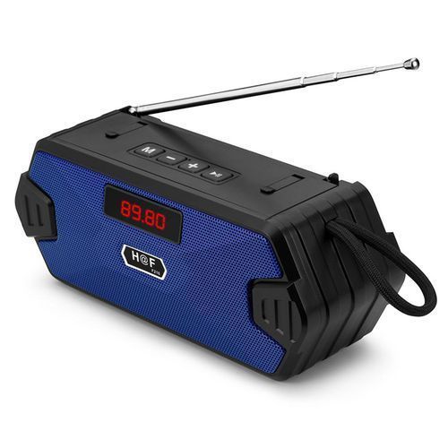 Hf Rechargeable FM Bluetooth Speaker - Black, Color May Vary