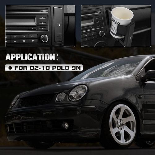 Reso Car Center Console Cup Holder For Polo 9n 2002 2003 2004 2005 2006 2007 2008 2009 2010 6q0 858 602 6q0858602e