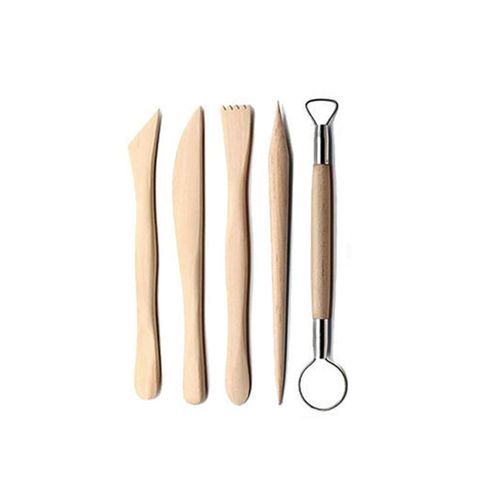 25pcs Polymer Clay Tools Modeling Clay Sculpting Tools Kit Ceramic Pottery Carving Tools Including Double Ended Dotting Tools Ball Stylus Tools Clay Tools Rubber Tip Pens Plastic Stylus Sponge Storage Bag NO5112