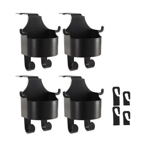 New Car Seat Headrest Hook Hanger Storage Organizer Universal With Cup Holder For Handbag Fit Universal Vehicle Car Accessories