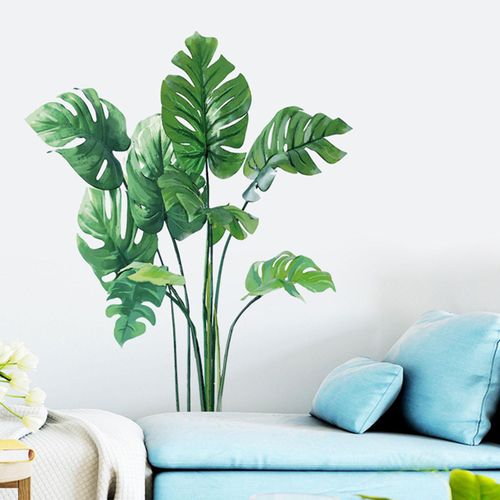 Wall  Mural Multifunctional Easily Green Plant