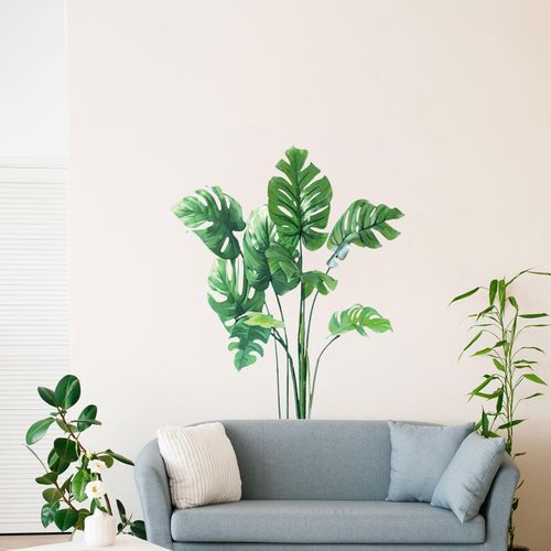 Wall  Mural Multifunctional Easily Green Plant
