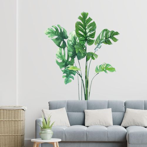 Wall  Mural Multifunctional Easily Green Plant