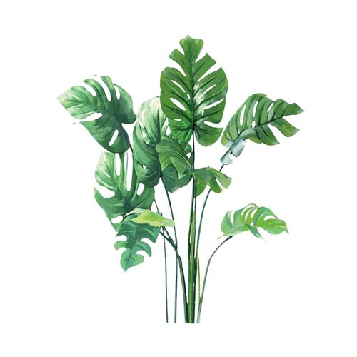 Wall  Mural Multifunctional Easily Green Plant