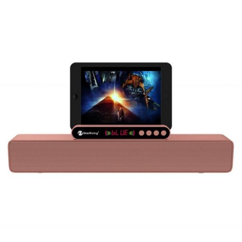 New Rixing SoundBar Bluetooth Portable Speaker NR-5017 -Rose Gold