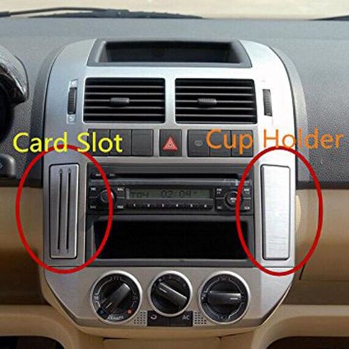 Car Center Console Cup Holder Card Slot For Polo 9n 2002 2003 2004 2005 2006 2007 2008 2009 2010 6q0 858 602 Car Drink Holders