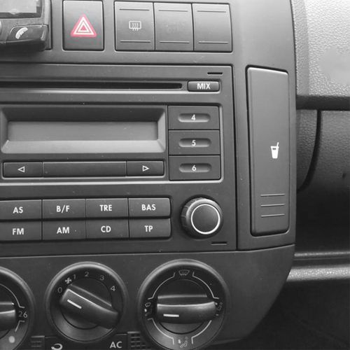 Car Center Console Cup Holder Card Slot For Polo 9n 2002 2003 2004 2005 2006 2007 2008 2009 2010 6q0 858 602 Car Drink Holders