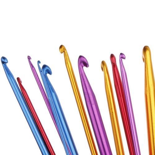 11 Sizes Crochet Hooks Set,2mm-8mm Comfortable Crochet