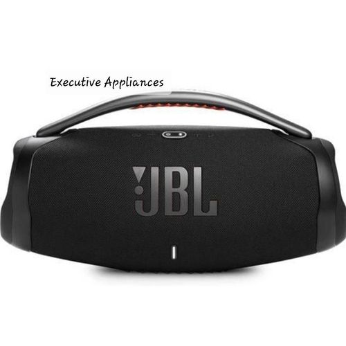 Jbl Boombox 3 Portable Speaker, Massive Signature Pro Sound, Monstrous Bass, 24H Battery, IP67 Dust and Water Proof, Partyboost Enabled, Grip Handle, Bluetooth Streaming - Black