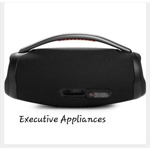 Jbl Boombox 3 Portable Speaker, Massive Signature Pro Sound, Monstrous Bass, 24H Battery, IP67 Dust and Water Proof, Partyboost Enabled, Grip Handle, Bluetooth Streaming - Black