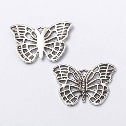 14pcs Butterfly Charms Pendants For DIY Necklace Bracelet Jewelry