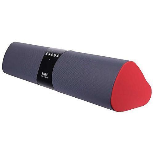 Wster WS-1822 Portable Wireless Speaker - Red and Grey