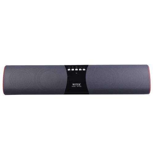 Wster WS-1822 Portable Wireless Speaker - Red and Grey