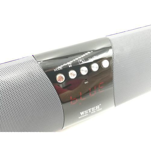 Wster WS-1822 Portable Wireless Speaker - Red and Grey