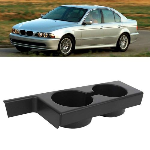 Black Car Cup Holder For Bmw E39 5-Series 525i 528i 530i 540i M5 1997-2003 Car Drink Bottle Can Holder Auto Interior Accessories