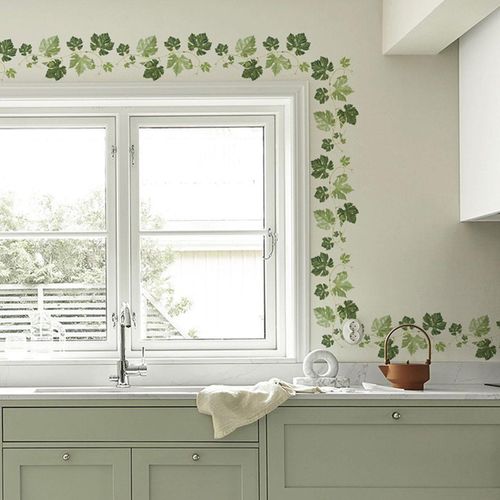 Green Vine Wall Decal DIY Decoration Green Hanging