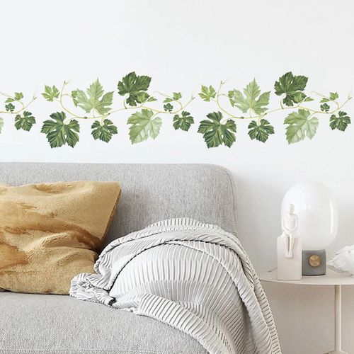 Green Vine Wall Decal DIY Decoration Green Hanging
