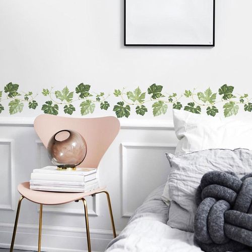 Green Vine Wall Decal DIY Decoration Green Hanging