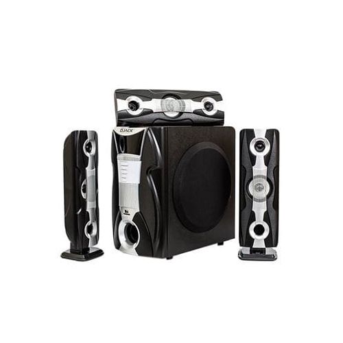 FM/SD/USB Multimedia Home Speaker - Black