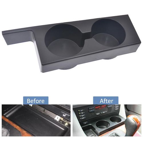 Car Front Console 2 Hole Cup Holder For Bmw E39 5 Series 528i 525i 530i M5 99-03