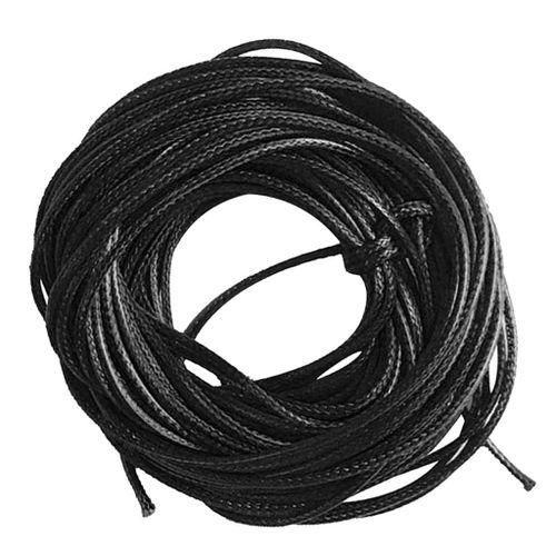 10m Waxed Nylon Thread Cord String For Necklace Bracelet Jewelry Black