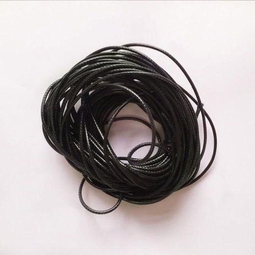 10m Waxed Nylon Thread Cord String For Necklace Bracelet Jewelry Black