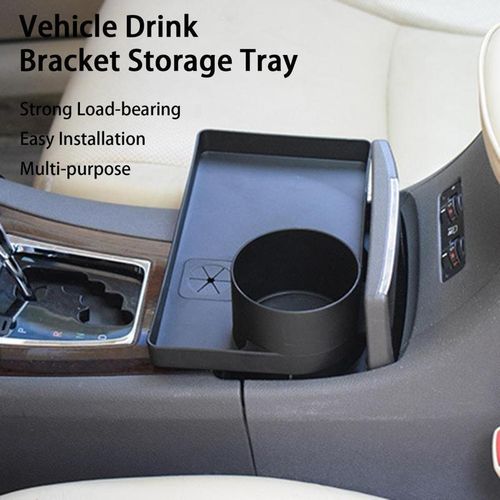 Durable Car Water Cup Holder Strong Load-Bearing Organizer Smooth Edge Auto Bottle Rack Tray Expander