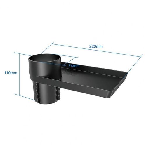 Durable Car Water Cup Holder Strong Load-Bearing Organizer Smooth Edge Auto Bottle Rack Tray Expander