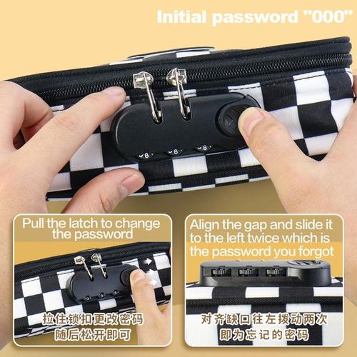 3d Eva Kawaii Pencil Case With Lock Unicorn Organizer Cute Pencil Box Pouch School Bag For Girl Boy Supplies Students Stationery
