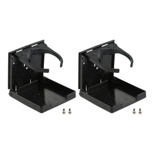 2pcs Adjustable Car Drink Bottle Holder Cup Folding Stand Abs Foldable Bracket For Car Truck Rvs Vans Boat Marine