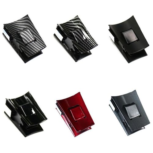 Carbon Fiber Car Water Cup Slot Slip Limit Clip For Tesla Model 3 Model3 2021 Abs Cup Holder Clip Limiter Interior Accessories