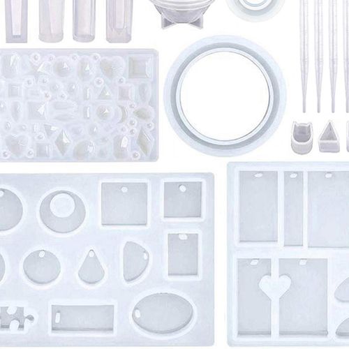 Resin Molding Silicone Molds Epoxy Spoon Kit 148pcs(glitter powder)