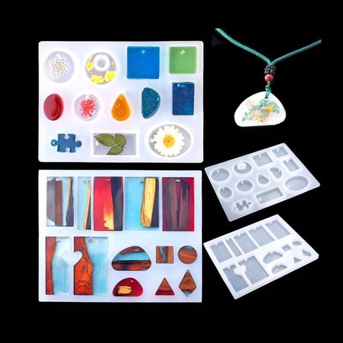 Resin Molding Silicone Molds Epoxy Spoon Kit 148pcs(glitter powder)