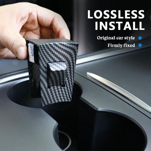 For Tesla Model 3 Y 2021 2022 2023 Abs Car Water Cup Holder Insert Slot Anti-Slip Limiter Clip Auto Interior Modified Accessorie