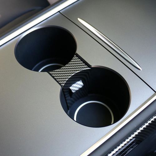 For Tesla Model 3 Y 2021 2022 2023 Abs Car Water Cup Holder Insert Slot Anti-Slip Limiter Clip Auto Interior Modified Accessorie