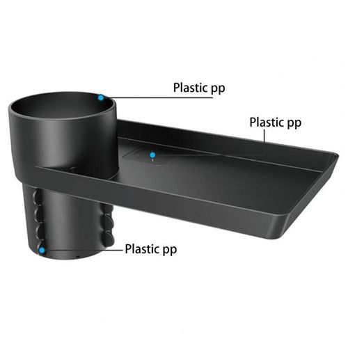 Solid Car Drink Holder Lightweight Car Water Cup Holder Strong Load-Bearing Storage Auto Cup Stand Storage Tray