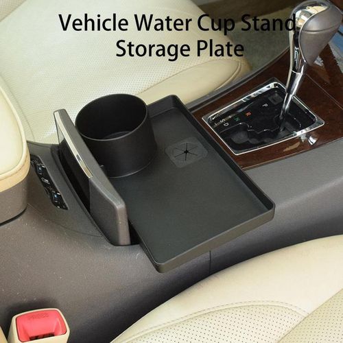 Solid Car Drink Holder Lightweight Car Water Cup Holder Strong Load-Bearing Storage Auto Cup Stand Storage Tray