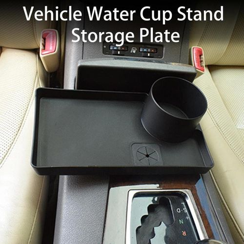 Solid Car Drink Holder Lightweight Car Water Cup Holder Strong Load-Bearing Storage Auto Cup Stand Storage Tray