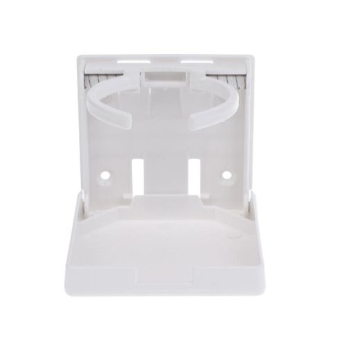 Adjustable Folding White Nylon Drink Cup Holder - Boat/marine/caravan/car/rv