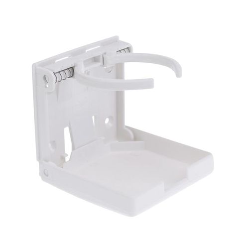 Adjustable Folding White Nylon Drink Cup Holder - Boat/marine/caravan/car/rv