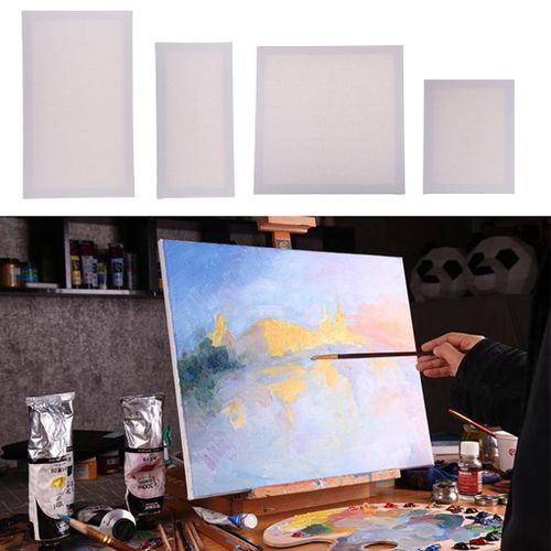 4 Sizes Blank  Canvas Board For  Acrylic