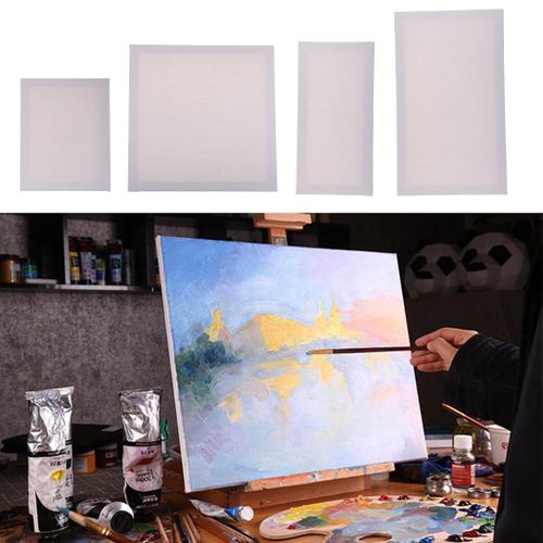 4 Sizes Blank  Canvas Board For  Acrylic