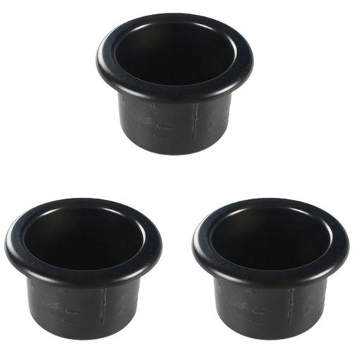 Black Car Cup Water Drink Holder Recessed For Rv Car Marine Boat Trailer Plastic Cup Holder Auto Interior Accessories