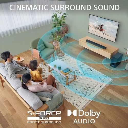 Sony 330W 2.1Ch Sound Bar With Wireless Subwoofer HTS400.