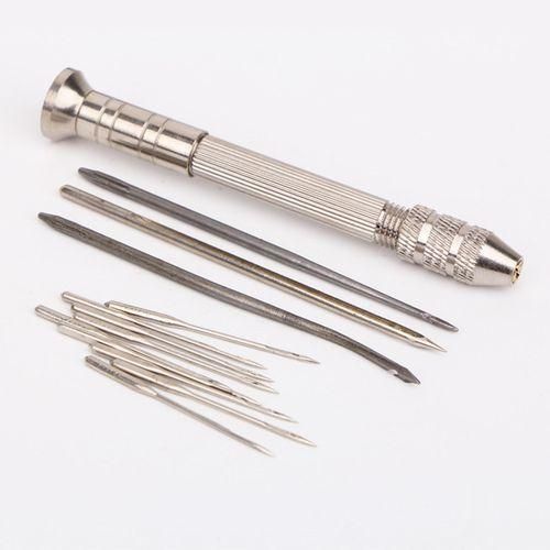 PU Leather Sewing Awl Set Hand Sewing For With 10 NO5116