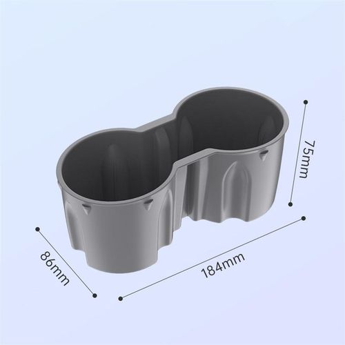 Universal Water Cup Hoder Storage Box Non-Toxic Tasteless Center Console Accessories Compatible For Tesla Model 3/y 2021 2022