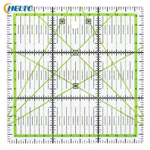 Clear Sewing Ruler Double-Color Ruler Patchwork Feet Tailor Yardstick Quilting Diy Sewing Tool Diy Dedicated Patchwork Accessory