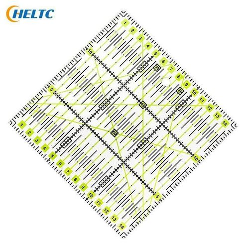 Clear Sewing Ruler Double-Color Ruler Patchwork Feet Tailor Yardstick Quilting Diy Sewing Tool Diy Dedicated Patchwork Accessory
