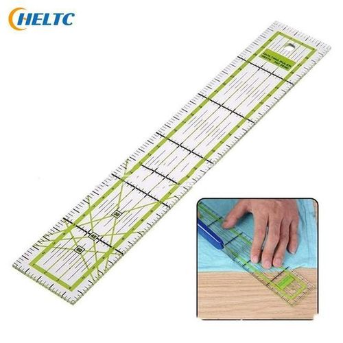 Clear Sewing Ruler Double-Color Ruler Patchwork Feet Tailor Yardstick Quilting Diy Sewing Tool Diy Dedicated Patchwork Accessory